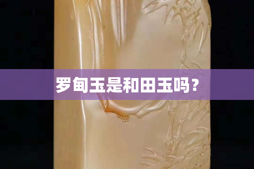 羅甸玉是和田玉嗎？