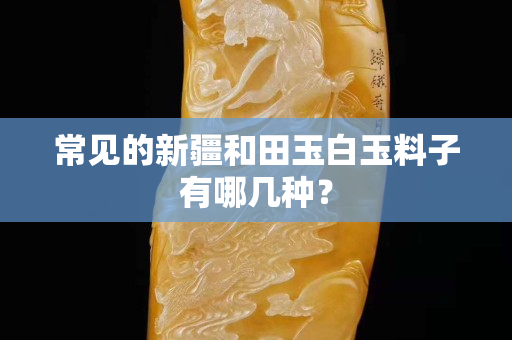 常見的新疆和田玉白玉料子有哪幾種？