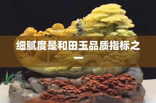 細膩度是和田玉品質指標之一