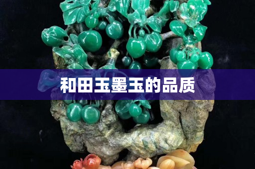 和田玉墨玉的品質