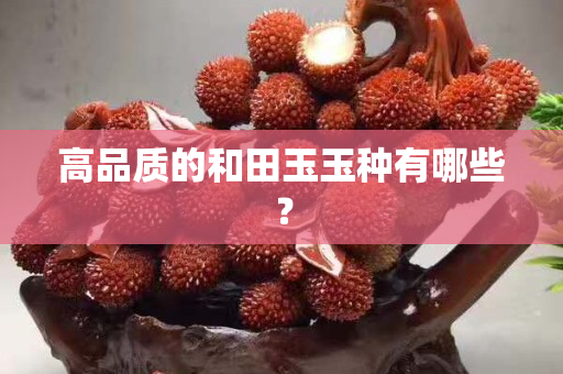 高品質的和田玉玉種有哪些？