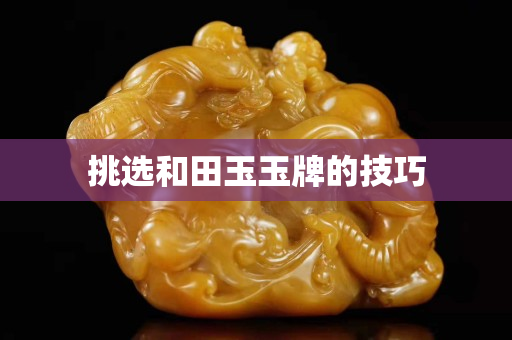 挑選和田玉玉牌的技巧