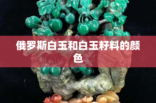 俄羅斯白玉和白玉籽料的顏色