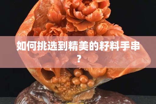 如何挑選到精美的籽料手串？