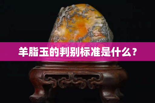 羊脂玉的判別標準是什么？