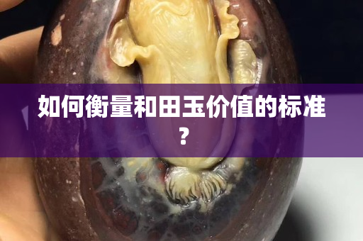 如何衡量和田玉價值的標準？