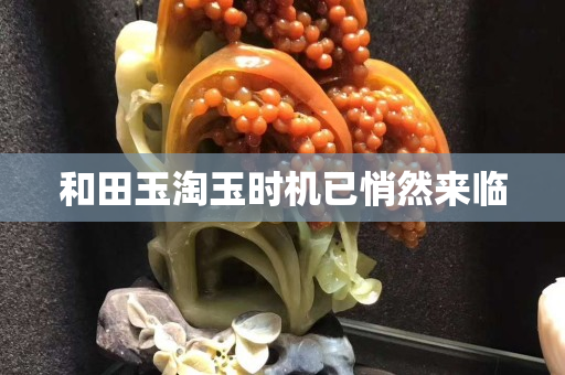 和田玉淘玉時機已悄然來臨