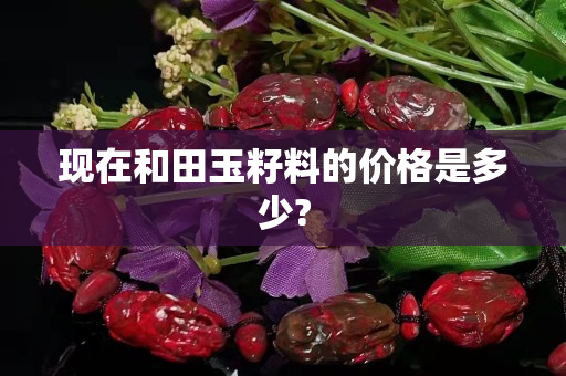 現(xiàn)在和田玉籽料的價格是多少?
