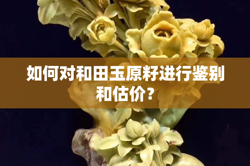 如何對和田玉原籽進行鑒別和估價？