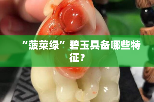 “菠菜綠”碧玉具備哪些特征？