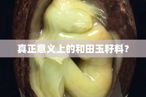 真正意義上的和田玉籽料？