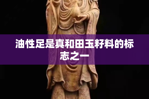 油性足是真和田玉籽料的標志之一
