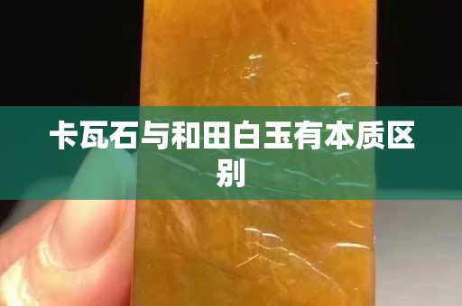 卡瓦石與和田白玉有本質(zhì)區(qū)別
