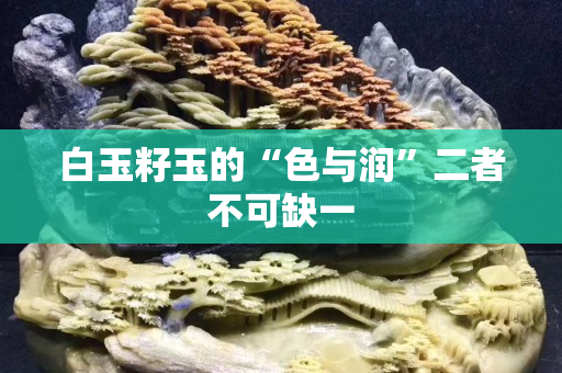白玉籽玉的“色與潤”二者不可缺一