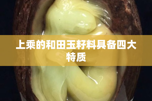 上乘的和田玉籽料具備四大特質