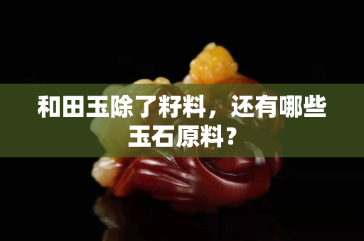 和田玉除了籽料，還有哪些玉石原料？