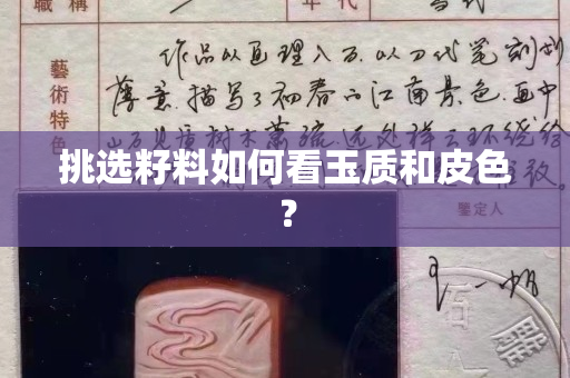 挑選籽料如何看玉質(zhì)和皮色？