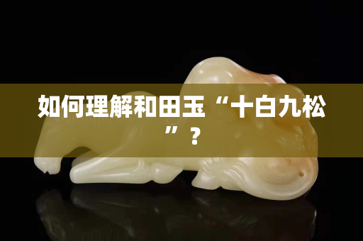 如何理解和田玉“十白九松”？
