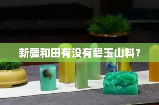 新疆和田有沒有碧玉山料？