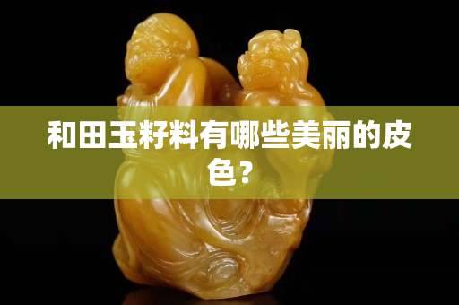 和田玉籽料有哪些美麗的皮色？