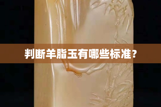 判斷羊脂玉有哪些標準？