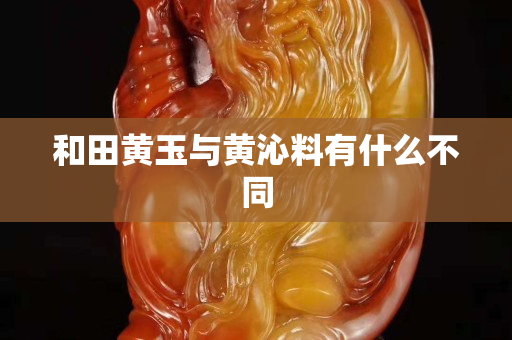 和田黃玉與黃沁料有什么不同