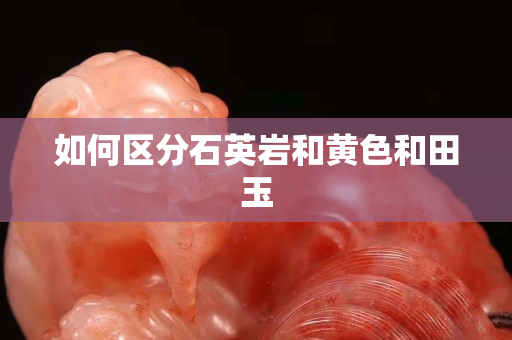 如何區分石英巖和黃色和田玉