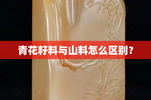 青花籽料與山料怎么區別？