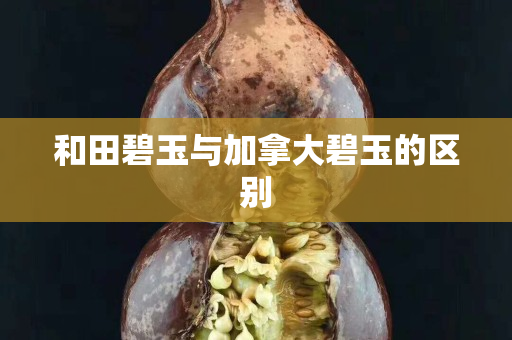 和田碧玉與加拿大碧玉的區別