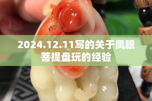 2024.12.11寫的關(guān)于鳳眼菩提盤玩的經(jīng)驗(yàn)
