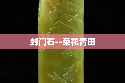 封門石--菜花青田