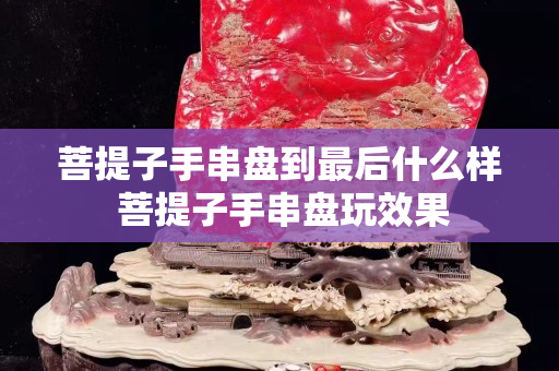 菩提子手串盤到最后什么樣 菩提子手串盤玩效果