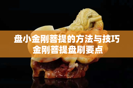 盤小金剛菩提的方法與技巧 金剛菩提盤刷要點