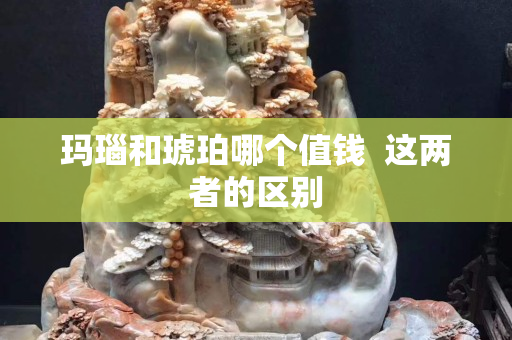 瑪瑙和琥珀哪個值錢  這兩者的區別