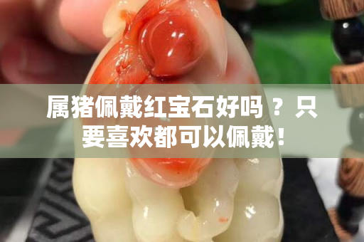屬豬佩戴紅寶石好嗎 ？只要喜歡都可以佩戴！