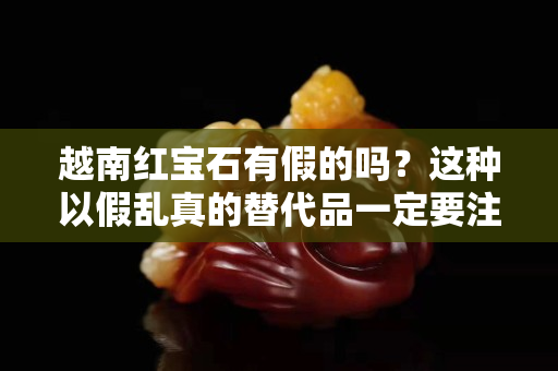 越南紅寶石有假的嗎？這種以假亂真的替代品一定要注意了！