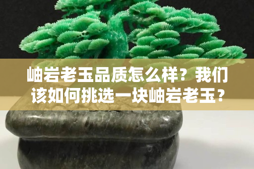 岫巖老玉品質(zhì)怎么樣？我們?cè)撊绾翁暨x一塊岫巖老玉？