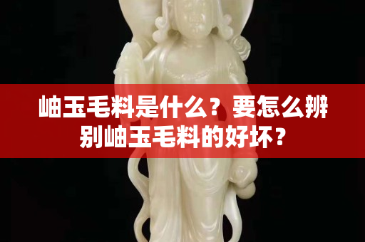 岫玉毛料是什么？要怎么辨別岫玉毛料的好壞？