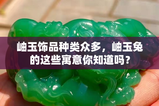 岫玉飾品種類(lèi)眾多，岫玉兔的這些寓意你知道嗎？