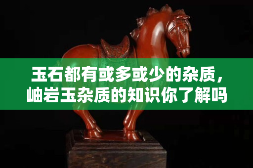 玉石都有或多或少的雜質(zhì)，岫巖玉雜質(zhì)的知識你了解嗎？