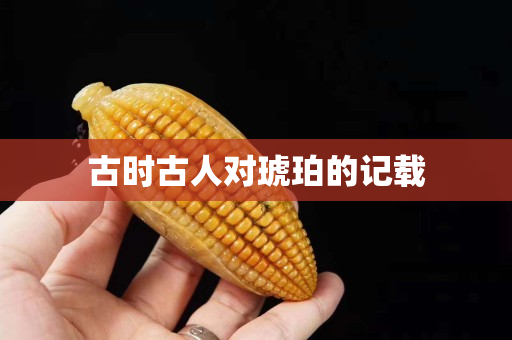 古時古人對琥珀的記載