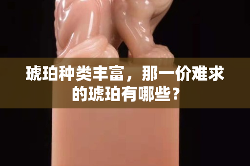 琥珀種類豐富，那一價難求的琥珀有哪些？