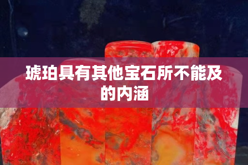 琥珀具有其他寶石所不能及的內(nèi)涵