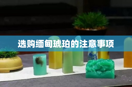 選購(gòu)緬甸琥珀的注意事項(xiàng)