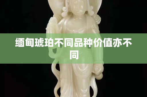緬甸琥珀不同品種價值亦不同