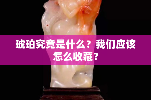 琥珀究竟是什么？我們應該怎么收藏？