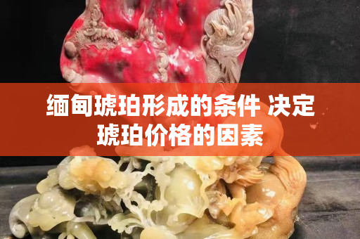 緬甸琥珀形成的條件 決定琥珀價格的因素