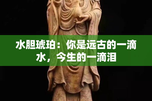 水膽琥珀：你是遠(yuǎn)古的一滴水，今生的一滴淚