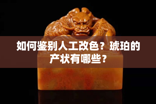如何鑒別人工改色？琥珀的產狀有哪些？