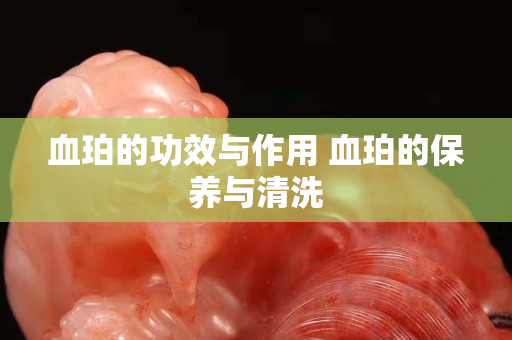 血珀的功效與作用 血珀的保養與清洗